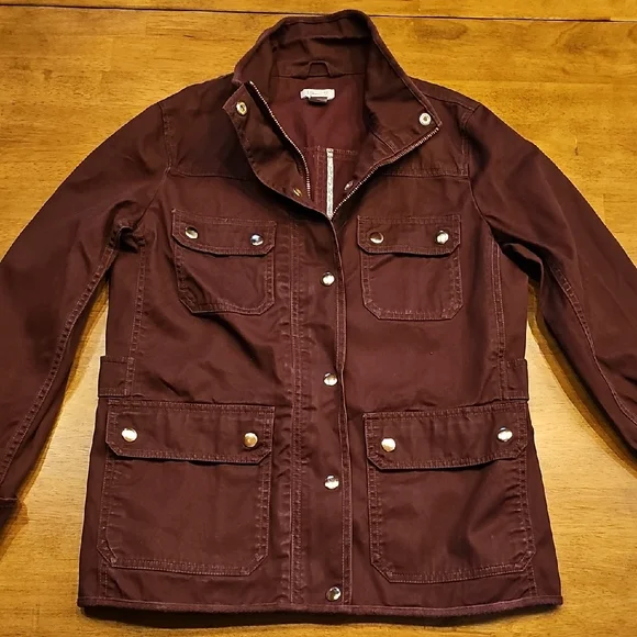 Women's Burgundy Jacket - Picture 1 of 2
